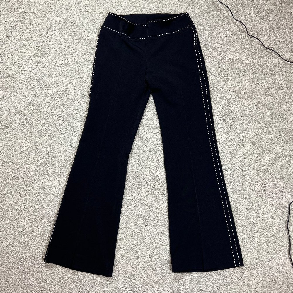 Dragon's Paris Wide Leg Black Pants